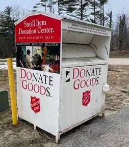 Salvation Army Donation Bin