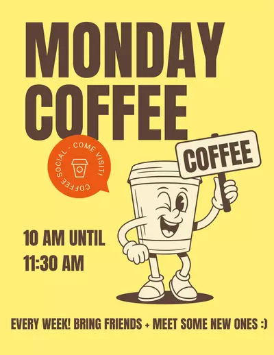 Monday Coffee Flyer