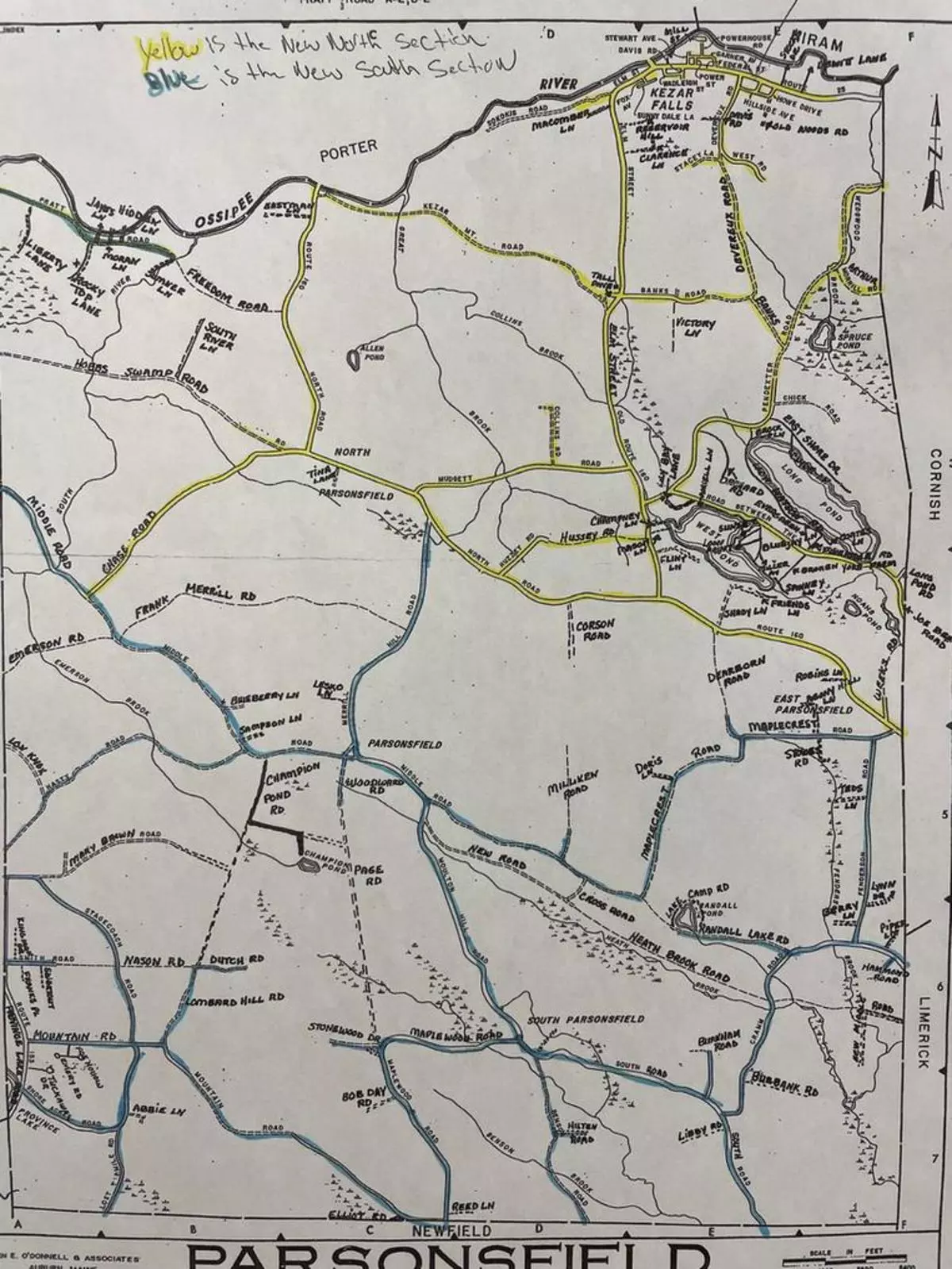 map for snow plows
